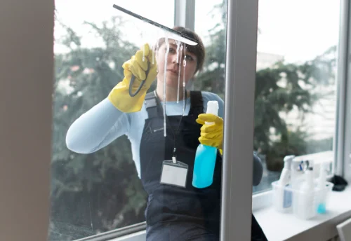 Nettoyage de vitres intérieures et extérieures aux Orres